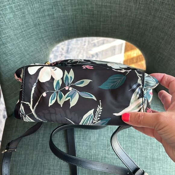 Kate Spade Wilson Road Botanical Small Bradley mini backpack floral black EUC! - Picture 10 of 12